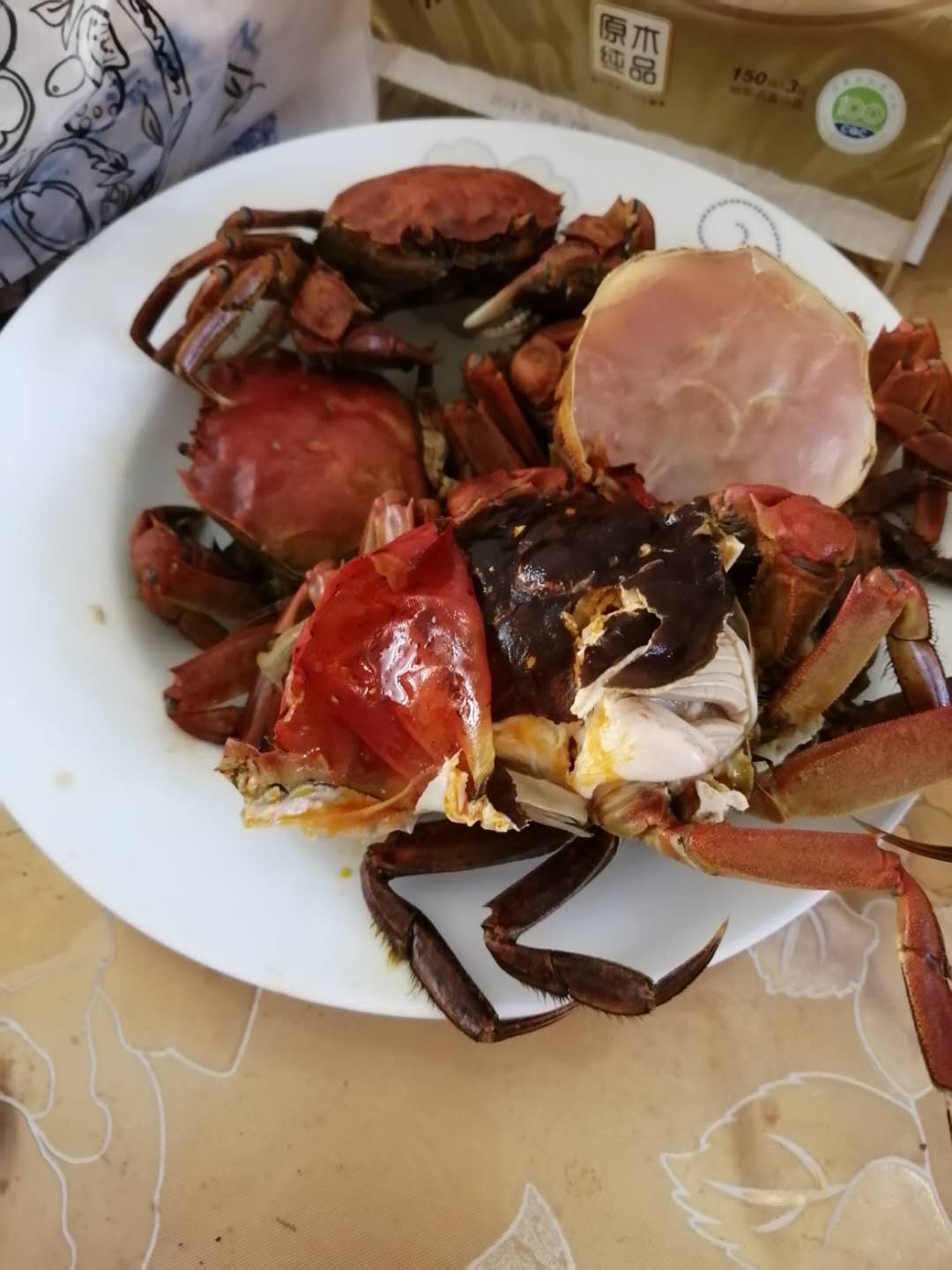 盤錦河蟹六月黃-看得見的蝦青素