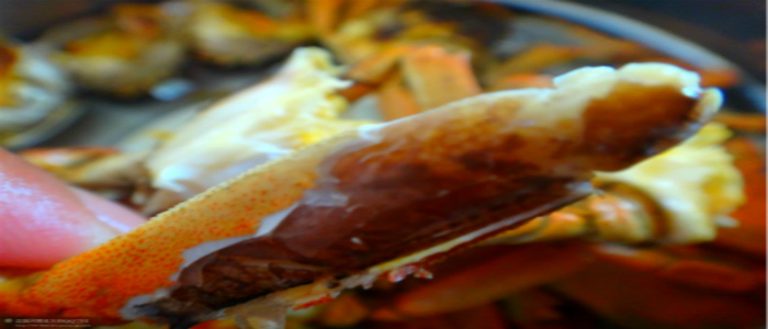 飽滿鮮香的盤錦河蟹腿