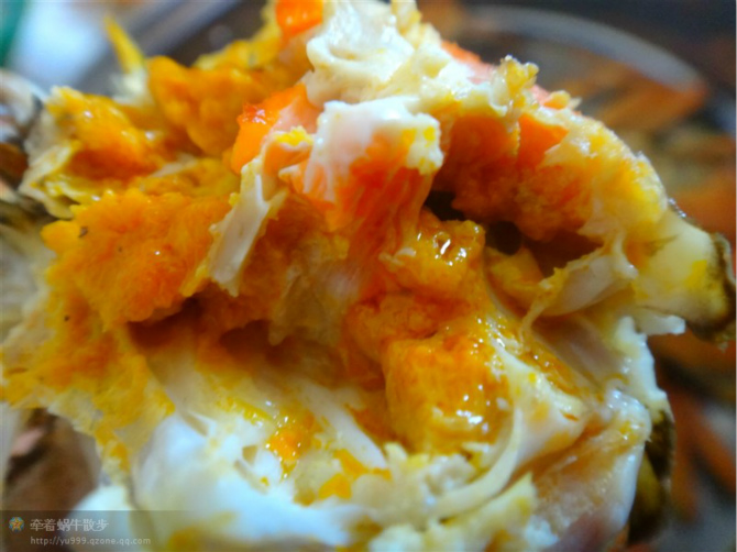 盤錦河蟹吃法之一蟹黃